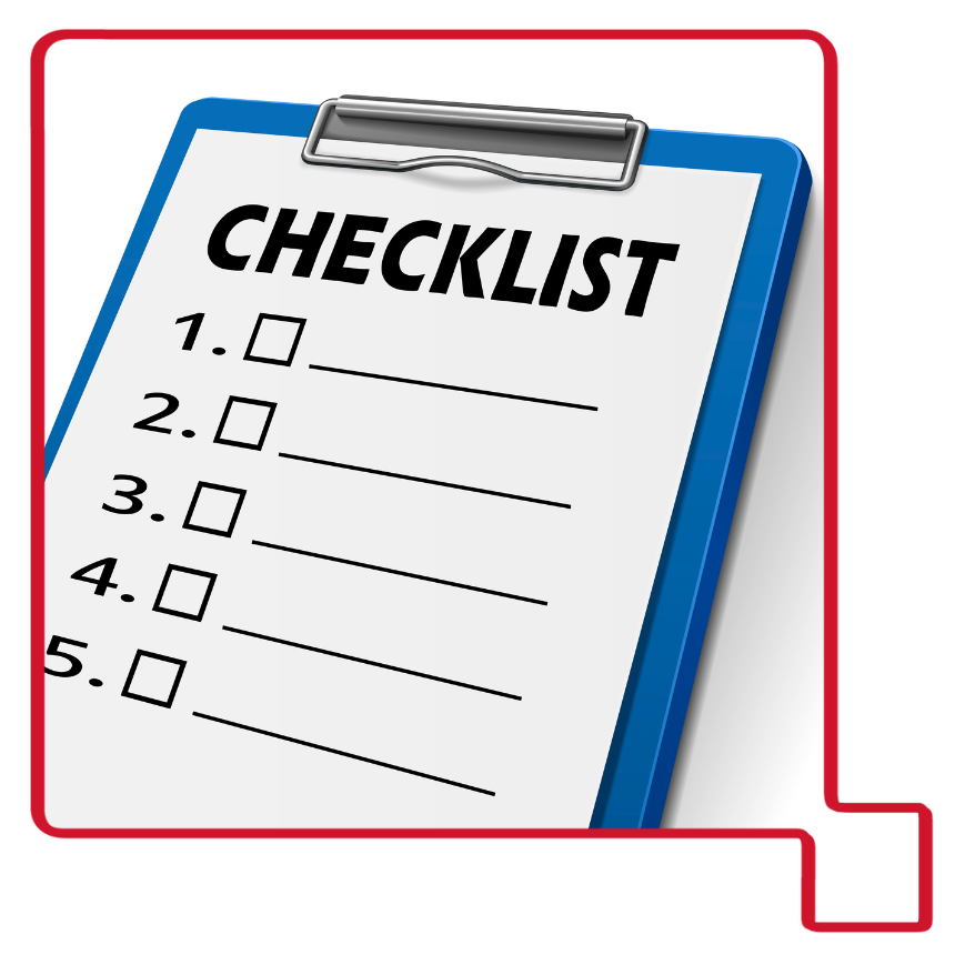 Checklist for UL969