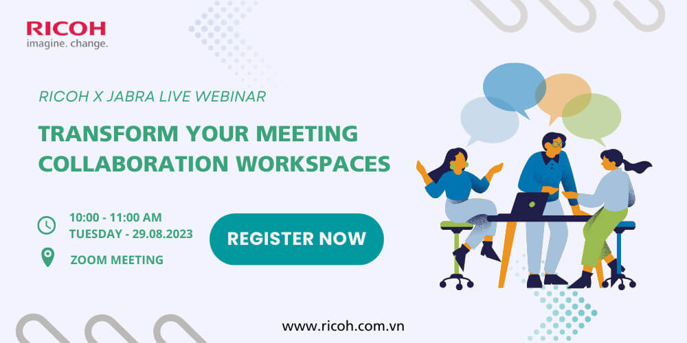 Ricoh – Jabra Live Webinar: Transform your meeting collaboration workspaces