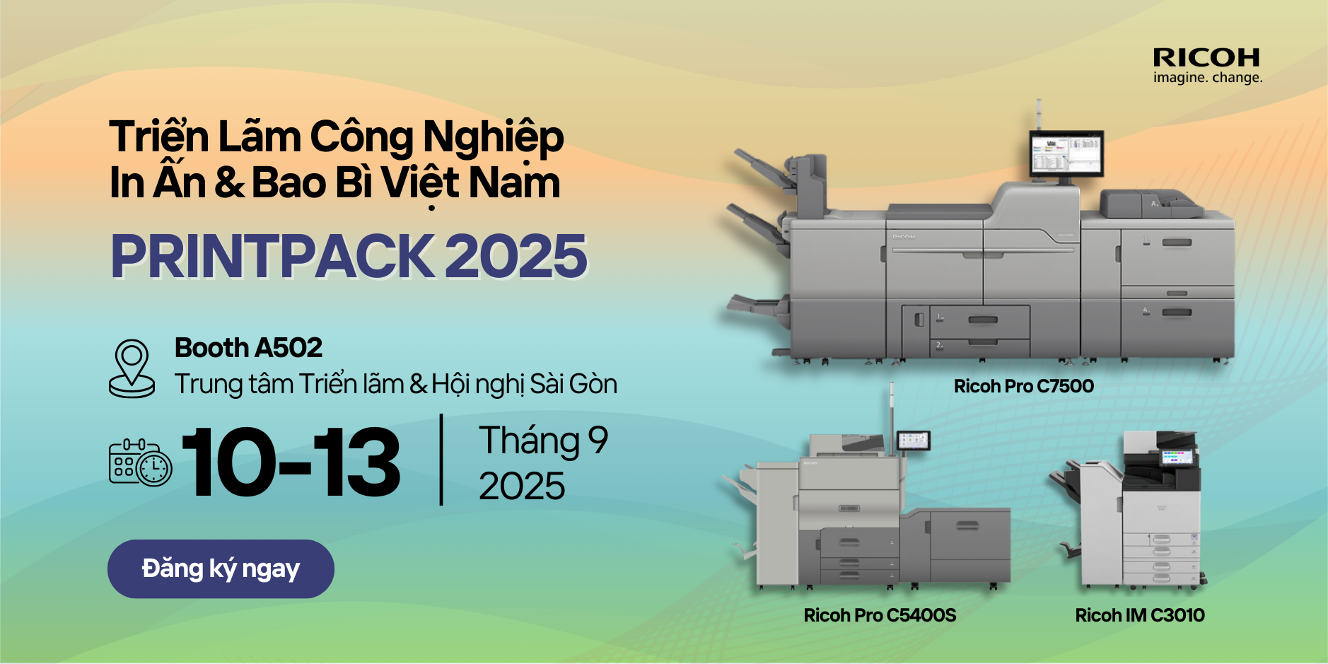 Ricoh tham gia PrintPack 2025